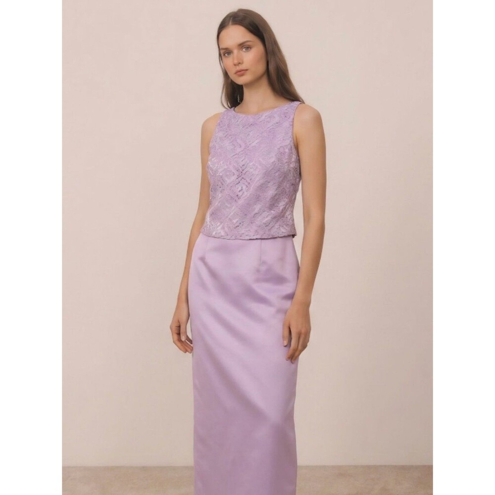 Vintage Karen Miller Homecoming Dress- Light Purple- Wedding Guest Dress
